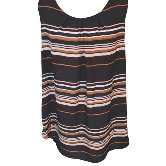 LOFT Blouse Top Cami‎ Sleeveless Career Office Professional Chic XL Neutrals - Picture 7 of 7